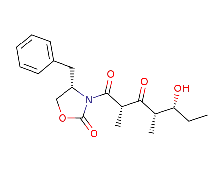 (4S,2'S,4'S)-3-(2',4'-dimethyl-3'-oxo-5'-hydroxyheptanoyl)-4-benzyl-2-oxazolidinone