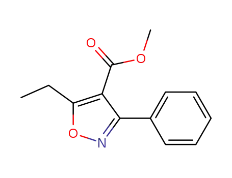 5-Ethyl-3-phenyl-isoxazole-4-carboxylic acid methyl ester
