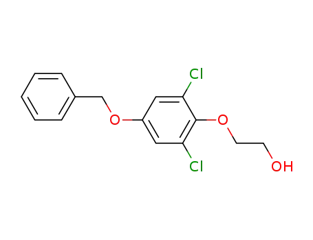 Molecular Structure of 916251-13-3 (Ethanol, 2-[2,6-dichloro-4-(phenylmethoxy)phenoxy]-)