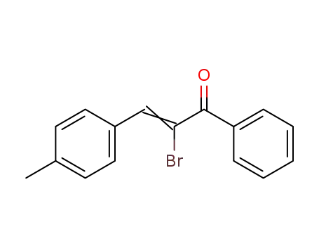 2-bromo-1-phenyl-3-(p-tolyl)prop-2-en-1-one