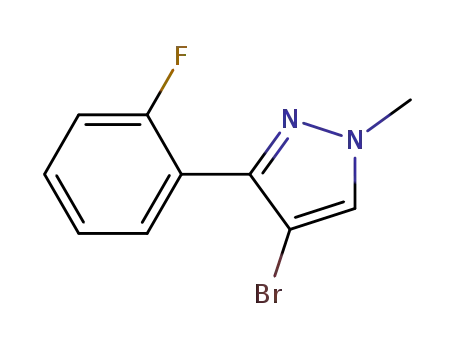 1H-Pyrazole, 4-bromo-3-(2-fluorophenyl)-1-methyl-