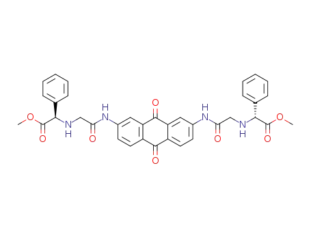 2,7-bis[2-((R)-phenylglycine methyl ester)acetamido]anthraquinone
