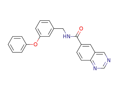 6-Quinazolinecarboxamide, N-[(3-phenoxyphenyl)methyl]-