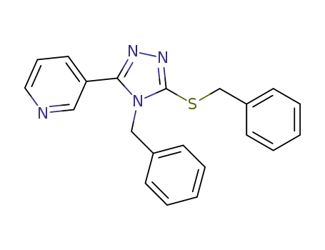 3-[4-benzyl-5-(phenylsulfanyl)-4H-1,2,4-triazol-3-yl]pyridine