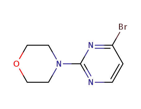 Molecular Structure of 663194-10-3 (4-(4-BROMOPYRIMIDIN-2-YL)MORPHOLINE)