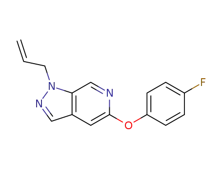 1H-Pyrazolo[3,4-c]pyridine, 5-(4-fluorophenoxy)-1-(2-propenyl)-