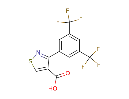 3-(3,5-bis-trifluoromethyl-phenyl)-isothiazole-4-carboxylic acid