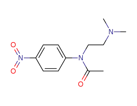 Molecular Structure of 329083-23-0 (Acetamide, N-[2-(dimethylamino)ethyl]-N-(4-nitrophenyl)-)