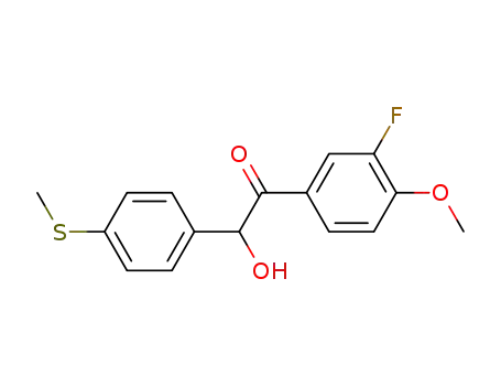 1-(3-fluoro-4-methoxyphenyl)-2-hydroxy-2-[4-(methylthio)phenyl]ethanone
