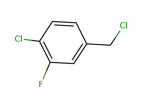 Molecular Structure of 160658-68-4 (3-Fluoro-4-chlorobenzyl chloride)