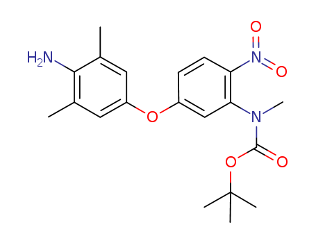Carbamic acid, [5-(4-amino-3,5-dimethylphenoxy)-2-nitrophenyl]methyl-, 1,1-dimethylethyl ester(223133-30-0)
