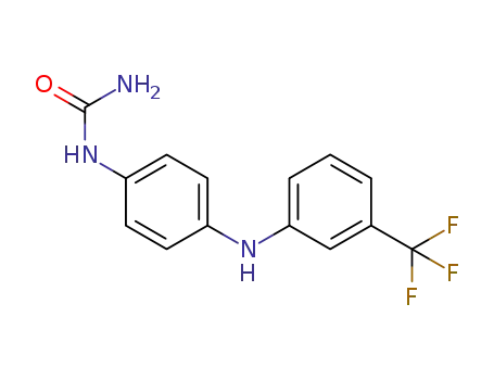 1-(4-{[3-(trifluoromethyl)phenyl]amino}phenyl)urea