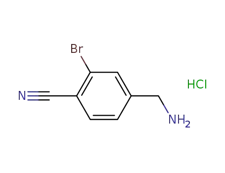 4-(aminomethyl)-2-bromobenzonitrile hydrochloride