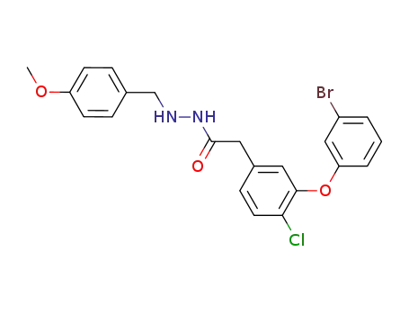 Molecular Structure of 930786-49-5 (C<sub>22</sub>H<sub>20</sub>BrClN<sub>2</sub>O<sub>3</sub>)