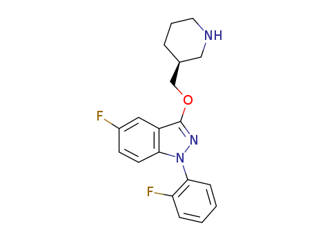 (S)-5-Fluoro-1-(2-fluorophenyl)-3-(piperidin-3-ylMethoxy)-1H-indazole