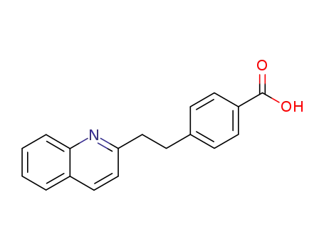 Benzoic acid, 4-[2-(2-quinolinyl)ethyl]-