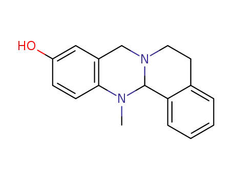 6,8,13,13a-tetrahydro-13-methyl-5H-isoquinolino[1,2-b]quinazolin-10-ol