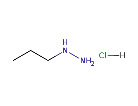 Molecular Structure of 56795-66-5 (1-propylhydrazine hydrochloride)