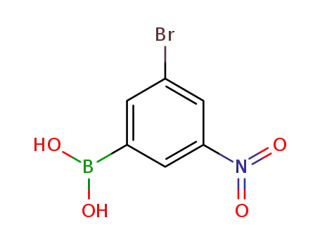 Molecular Structure of 380430-48-8 ((3-BROMO-5-NITROPHENYL)BORONIC ACID)