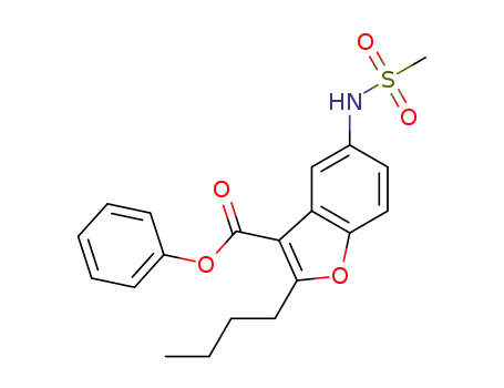 phenyl 2-butyl-5-(methanesulfonamido)benzofuran-3-carboxylate