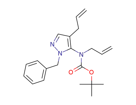 tert-butyl allyl(4-allyl-1-benzyl-1H-pyrazol-5-yl)carbamate