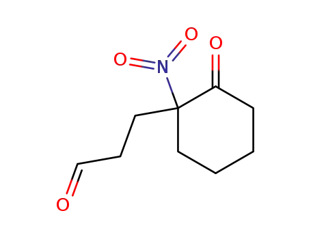3-(1-Nitro-2-oxocyclohexyl)propanal