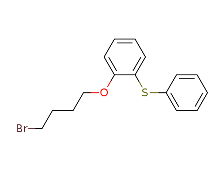 Molecular Structure of 63968-87-6 (Benzene, 1-(4-bromobutoxy)-2-(phenylthio)-)