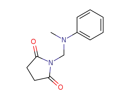 Molecular Structure of 13314-98-2 (1-{[(2-methylphenyl)amino]methyl}pyrrolidine-2,5-dione)