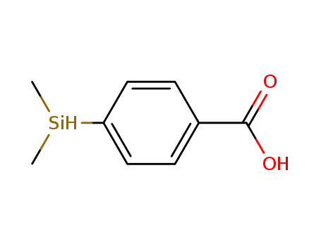 Molecular Structure of 27628-29-1 (4-(dimethylsilyl)benzoic acid)
