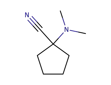 Molecular Structure of 22912-31-8 (1-(dimethylamino)cyclopentanecarbonitrile)