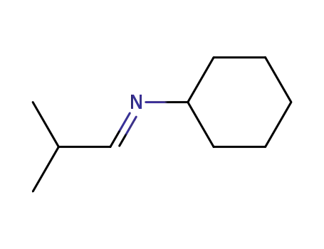 Cyclohexanamine, N-(2-methylpropylidene)-, (E)-