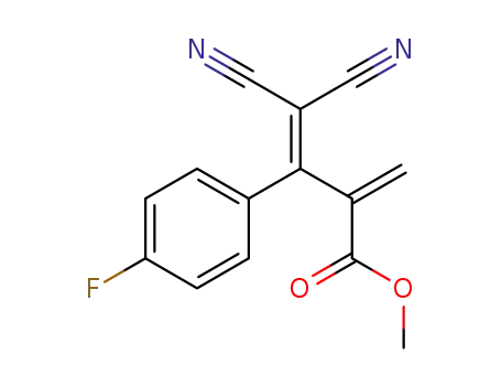 methyl 4,4-dicyano-3-(4-fluorophenyl)-2-methylenebut-3-enoate
