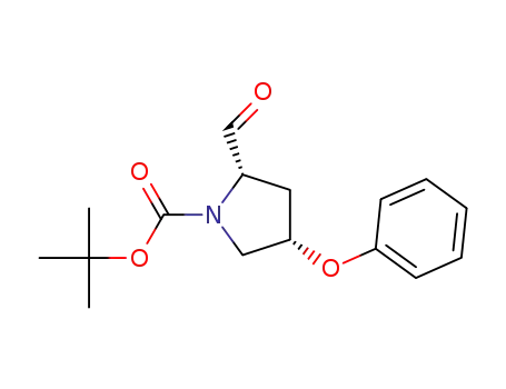 (2S,4S)-1-tert-butoxycarbonyl-4-phenoxy-2-pyrrolidine carbaldehyde