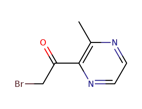 에타논, 2-브로모-1-(3-메틸피라지닐)-(9CI)