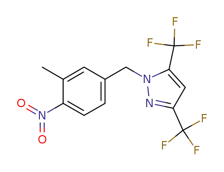 1-(3-methyl-4-nitrobenzyl)-3,5-bis(trifluoromethyl)-1H-pyrazole