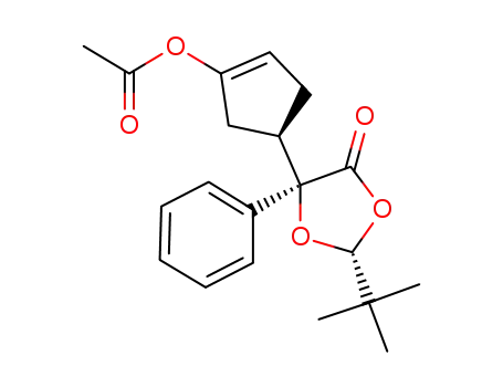 1,3-Dioxolan-4-one,
5-[(1R)-3-(acetyloxy)-3-cyclopenten-1-yl]-2-(1,1-dimethylethyl)-5-phenyl-
, (2R,5R)-