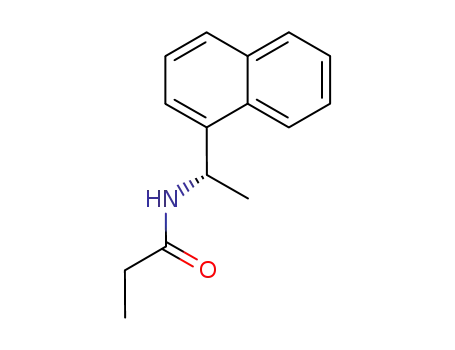 Molecular Structure of 87782-87-4 (Propanamide, N-[1-(1-naphthalenyl)ethyl]-, (S)-)