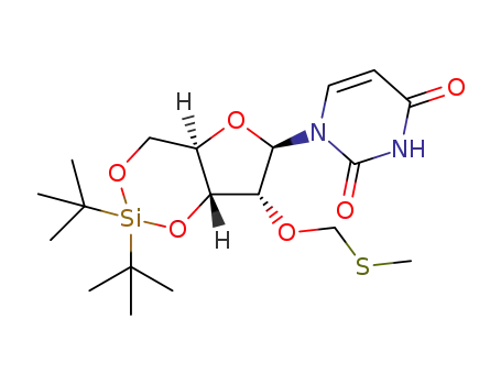 3’,5’-O-di-tert-silyl-2’-O-[(methylthio)methyl]uridine