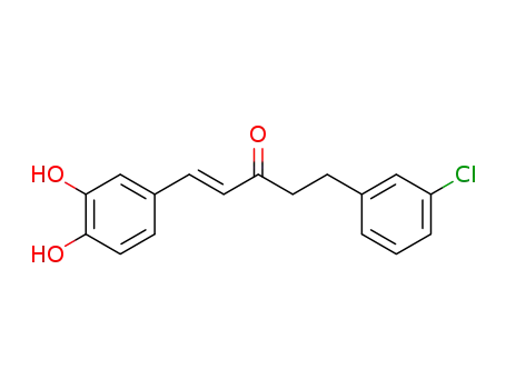 (E)-5-(3-chlorophenyl)-1-(3,4-dihydroxyphenyl)-pent-1-en-3-one