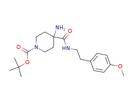 tert-butyl-4-[(4-methoxyphenethyl)carbamoyl]-4-aminopiperidine-1-carboxylate