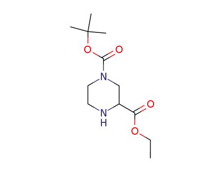 Molecular Structure of 183742-29-2 (1-tert-Butyl 3-ethyl piperazine-1,3-dicarboxylate)
