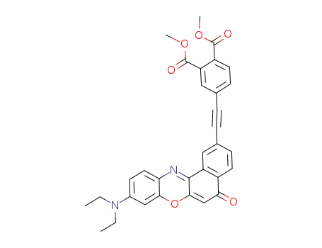 dimethyl 4-(2-(9-(diethylamino)-5-oxo-5H-benzo[a]phenoxazin-2-yl)ethynyl)benzene-1,2-dicarboxylate