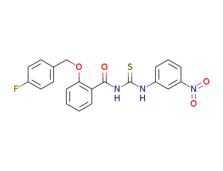 1-[2-(4-fluorobenzyloxy)-benzoyl]-3-(3-nitrophenyl)thiourea