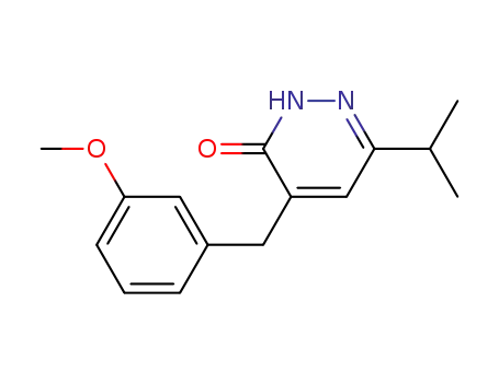 6-isopropyl-4-(3-methoxybenzyl)pyridazin-3(2H)-one