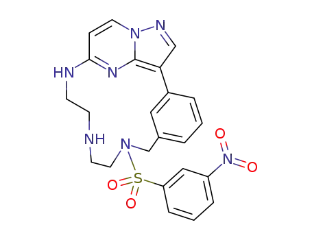 Molecular Structure of 1429324-16-2 (C<sub>23</sub>H<sub>23</sub>N<sub>7</sub>O<sub>4</sub>S)