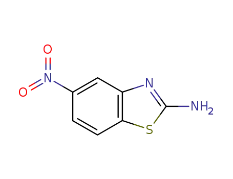 Molecular Structure of 73458-39-6 (5-NITRO-BENZOTHIAZOL-2-YLAMINE)