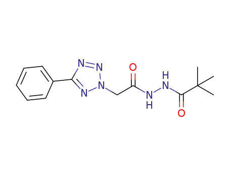 N'-(2-(5-phenyl-2H-tetrazol-2-yl)acetyl)pivalohydrazide