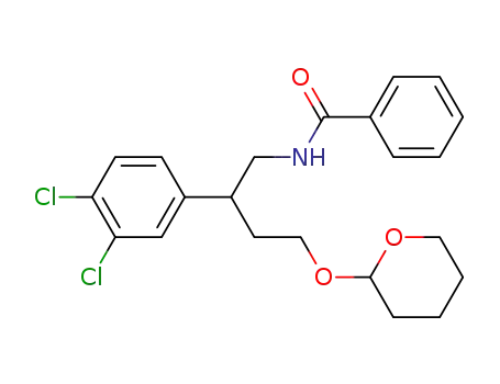 Benzamide,
N-[2-(3,4-dichlorophenyl)-4-[(tetrahydro-2H-pyran-2-yl)oxy]butyl]-