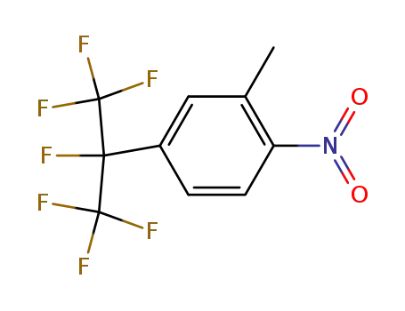 2-Methyl-4-(heptafluoropropan-2-yl)-nitrobenzene