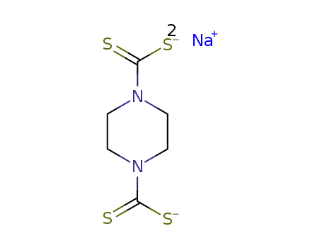 Molecular Structure of 877-78-1 (disodium piperazine-1,4-dicarbodithioate)